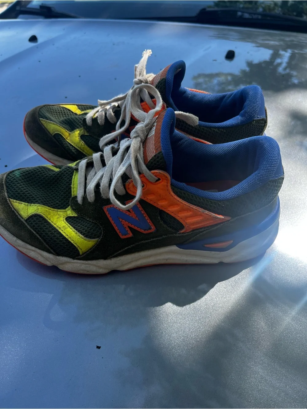 New Balance Multicolor Sneakers - Blue, Orange, Yellow